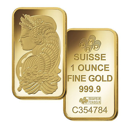 PAMP Suisse 1oz Gold Bullion Bar