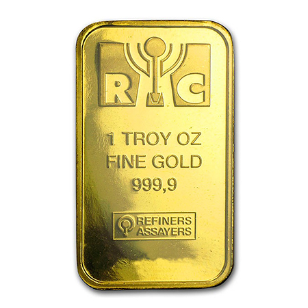 Republic Metals Corporation 1oz Gold Bar