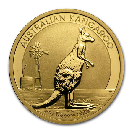 Gold Australian Kangaroo